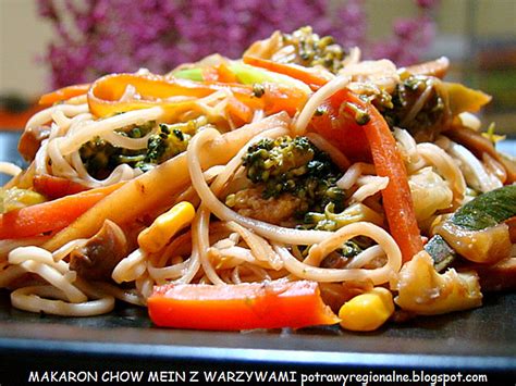 Makaron Chow Mein Z Warzywami Przepis Przyslijprzepis Pl