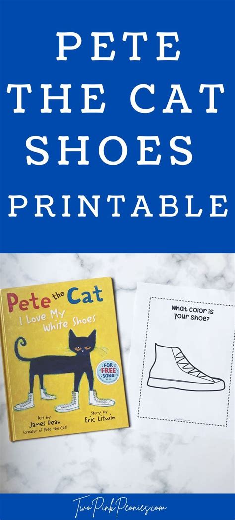 Pete The Cat Shoes Activity Free Printable Pete The Cat Shoes Pete