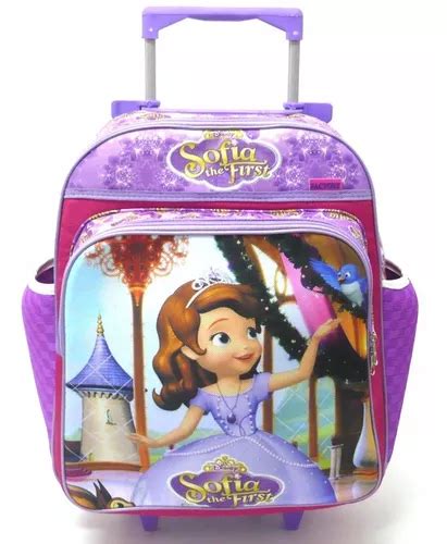 Mochila Infantil Princesa Sofia Rodinhas G Meninas F