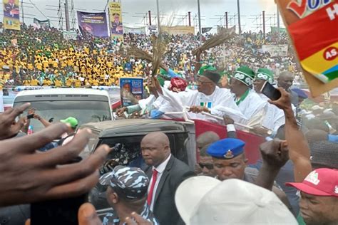 Massive Crowd At Lagos Apc Rally For Tinubu Shettima The Nation Newspaper