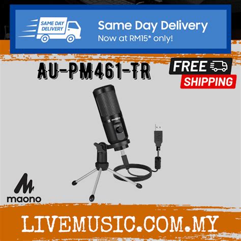 Maono AU PM461 TR USB Condenser Unidirectional Mic AU PM461 TR