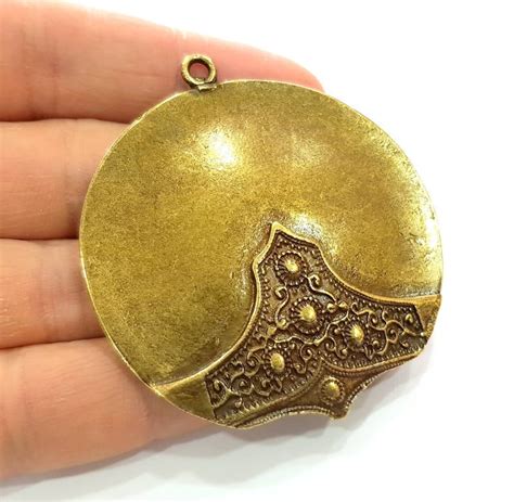 Colgante De Bronce Antiguo Bronce Antiguo Chapado Metal Etsy Espa A