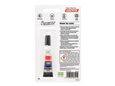 Loctite Super Glue Power Gel Tube 3g EBay