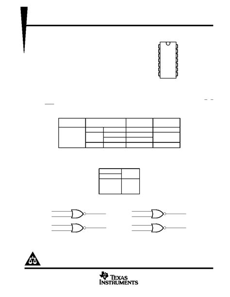 CD74AC02E Datasheet 1 13 Pages TI QUADRUPLE 2 INPUT POSITIVE NOR GATES