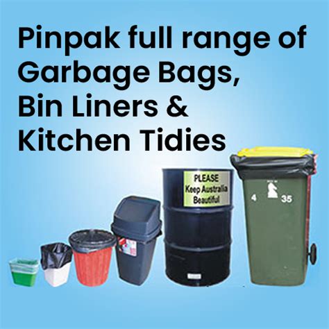 Garbage Bags and Bin Liners Australia | Pinpak