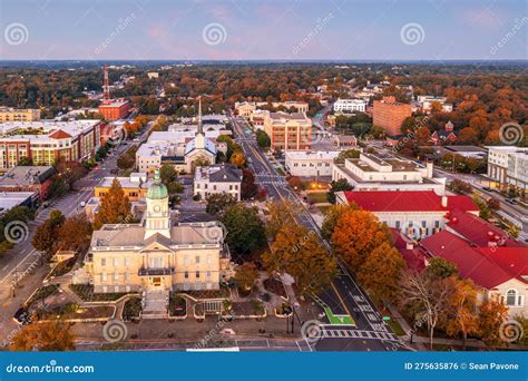 athens georgia usa downtown   stock photo image  college