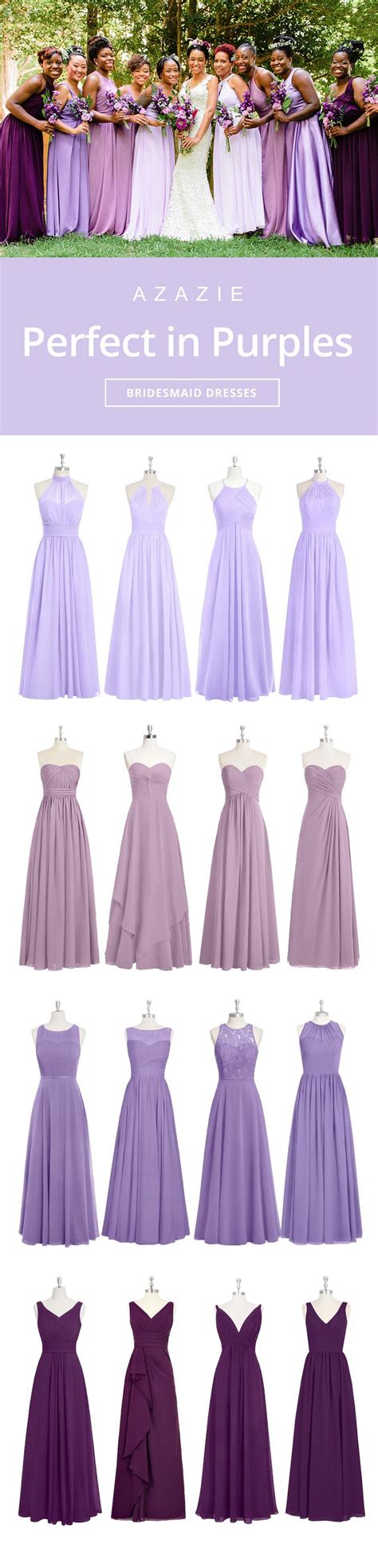 Stylish Purple Bridesmaid Dresses丨Azazie Allure bridesmaid dresses