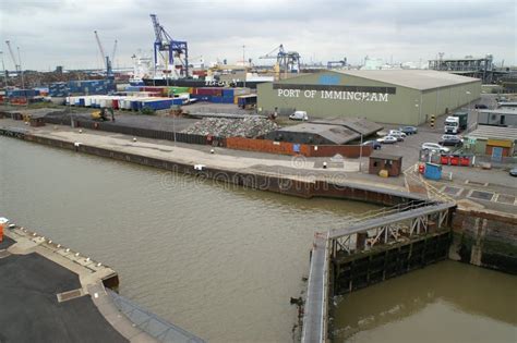 The Port of Immingham, Humber Estuary. England Editorial Stock Photo ...