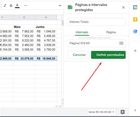 Como Bloquear Células no Planilhas Google Ninja do Excel