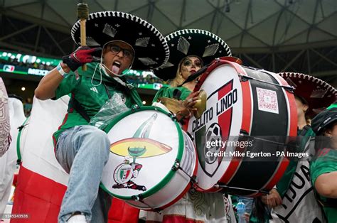 Mexico fans in the stands before the FIFA World Cup Group C match at ...