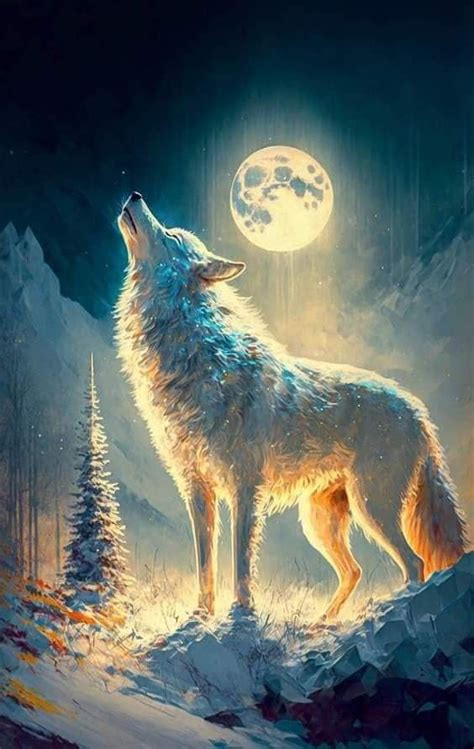 Pin by Susan on Wolves | Cute wolf drawings, Wolf painting, Wolf art