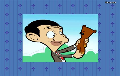 Mr Bean And His Teddy Cartoon