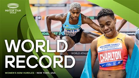 Devynne Charlton Breaks 60m Hurdles WORLD RECORD World Indoor Tour