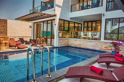 Bedroom Sea View Hillside Luxury Pool Villa For Sale Near Surin Beach