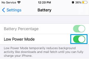 How To Enable Low Power Mode On Iphone Techwiser