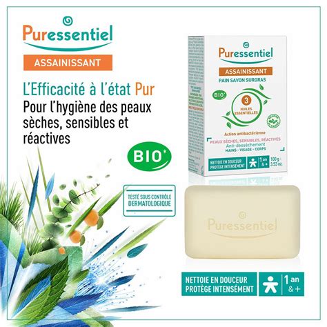 Puressentiel Pain Savon Surgras Assainissant Ml Redcare Pharmacie