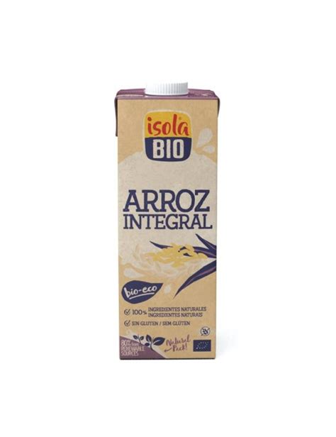 Bebida Arroz Integral Isola Bio 1 L