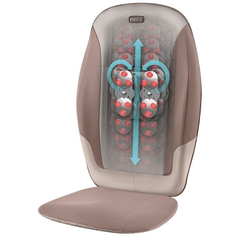 Homedics Dual Shiatsu Massage Cushion With Heat Shiatsu Massage