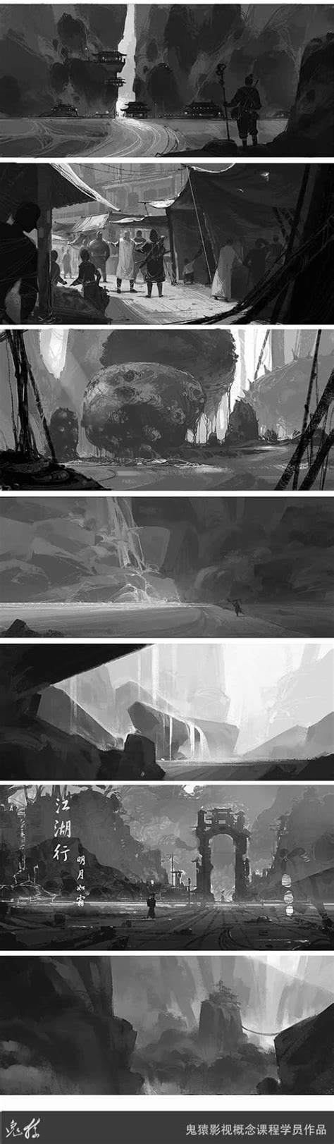 Pin By Lilith On 【画集】sketch Environment Concept Art Fantasy Concept Art Digital Art Illustration