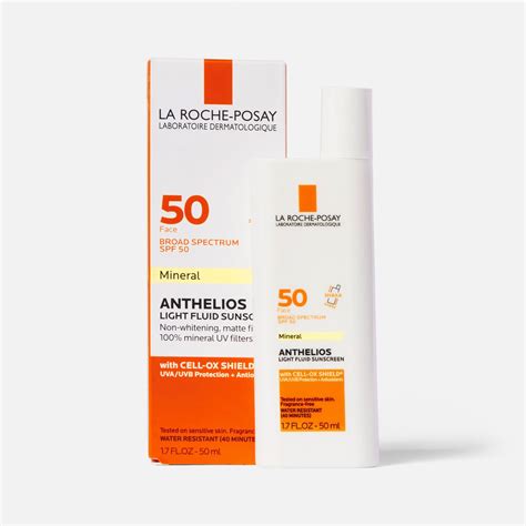 La Roche Posay Anthelios 50 Mineral Sunscreen Ultra Light Fluid For