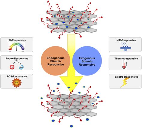 Schematic Representation Of Stimuli Sensitive Nanomaterials For The