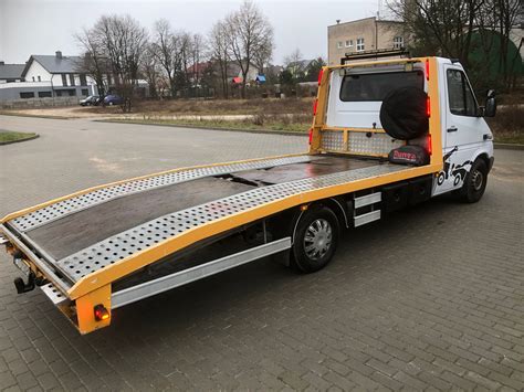 Mercedes Benz Sprinter Autolaweta Laweta 2 7 Diesel Wciągarka Ledy