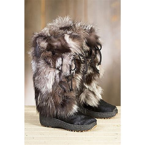 Regina Imports Volpe Plus Fox Fur Boot Womens