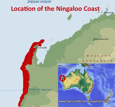 Ningaloo Coast Map