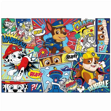 Clementoni Supercolor Puzzel Paw Patrol Strip Stukjes Puzzels