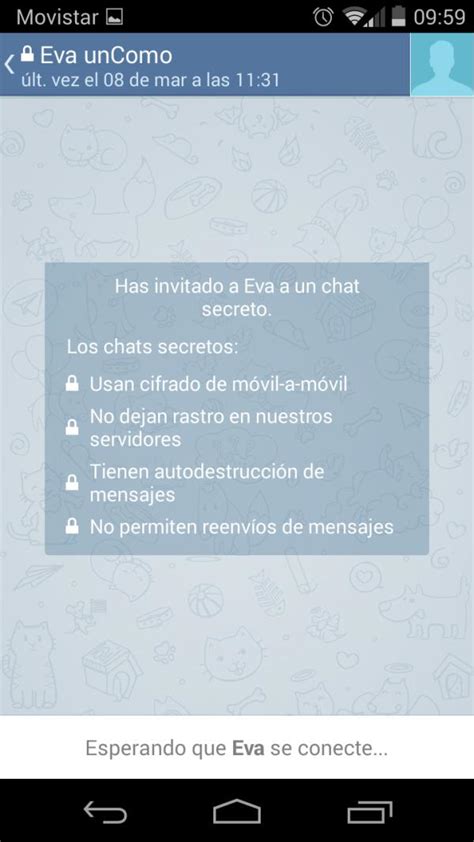 Cómo crear un chat secreto en Telegram 7 pasos