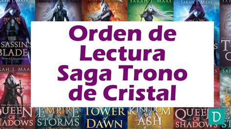 Orden Libros Trono De Cristal Sarah J Maas Daniel Sep Lveda