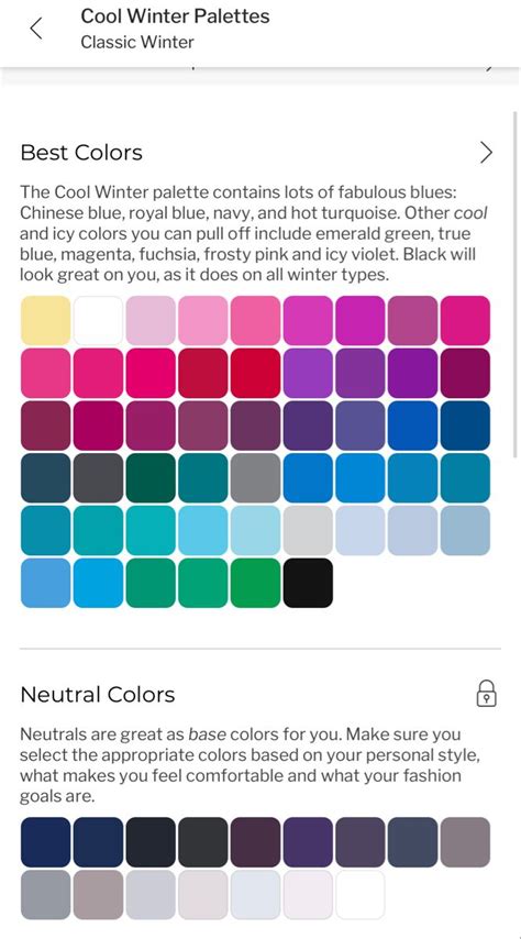 Cool True Winter Color Palette And Wardrobe Guide Artofit