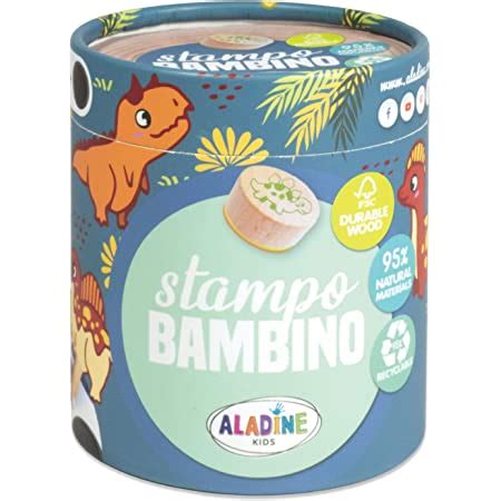 Aladine Stempelset F R Kinder Stampo Bambino Dinosaurier