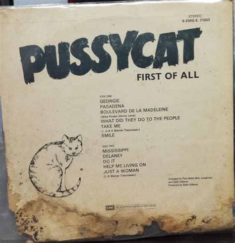 Pussycat First Of All 1976 English Vinyl Record Lp Bollywoodvinyl