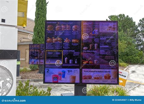 Mcdonalds Drive Thru Menu