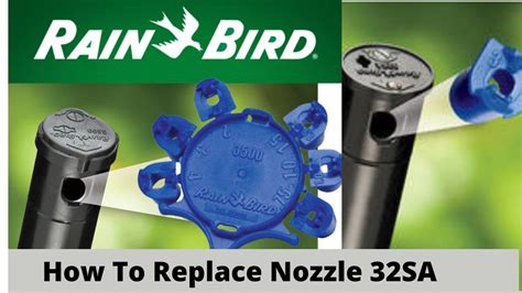 Rain Bird Sa Sprinkler How To Replace Nozzle I Youtube