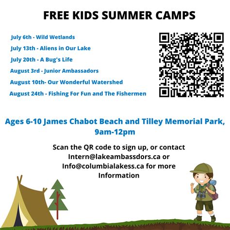 Register for FREE and Educational Summer Camps Hosted at James Chabot