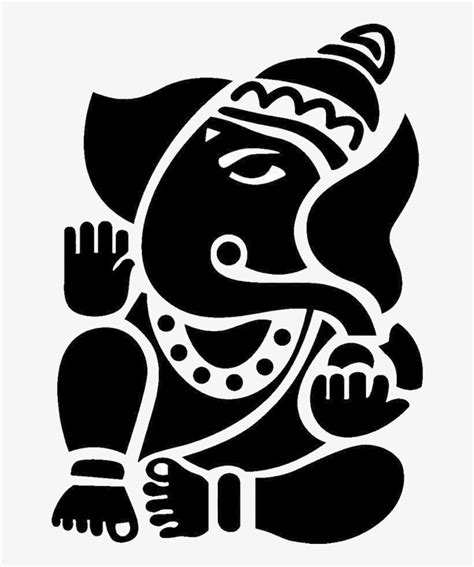 Ganesh Png Images Black And White Transparent PNG - 900x900 - Free ...