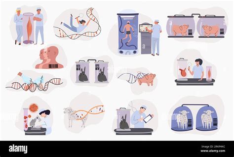 Cloning Genetics Flat Set Of Isolated Compositions With Chambers