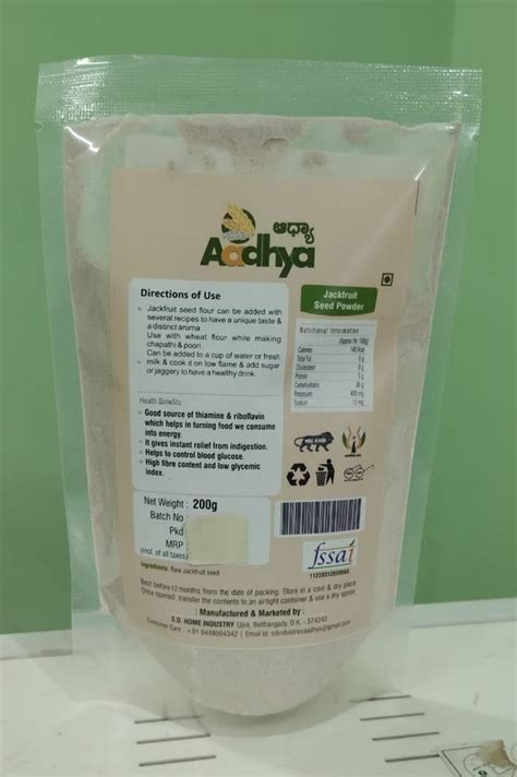 Natural Aadhya Jackfruit Seed Powder Packaging Type Packet Packaging