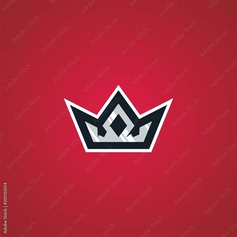 crown king sport esport gaming logo vector download Stock Vector ...