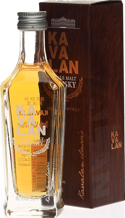 Kavalan Classic Miniatur Single Malt Whisky Aus Taiwa