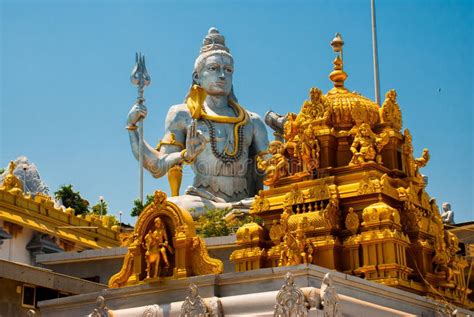 Statue of Lord Shiva in Murudeshwar. Temple in Karnataka, India Stock ...