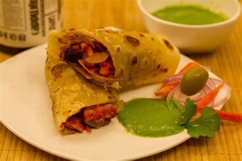 Chicken Chutney Roll Recipe Zaiqa