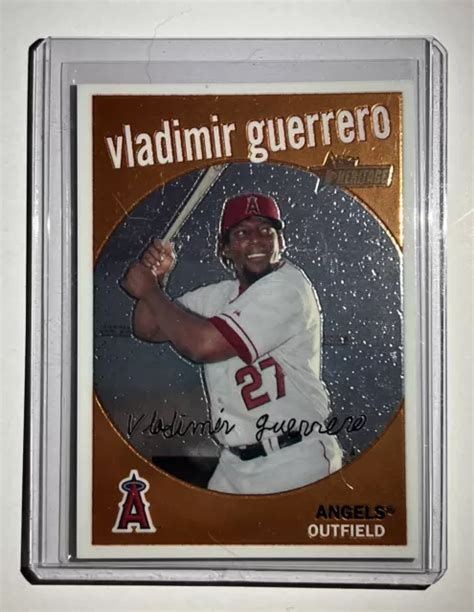 Vladimir Guerrero Topps Heritage Chrome Los Angeles C