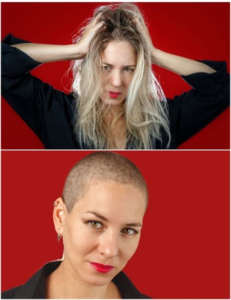 Pin By Raven Shaddock On Before And After Bald In Pretty Blonde