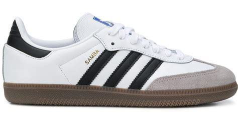 adidas Women's Samba Og Leather & Suede Lace Up Sneakers in White for ...