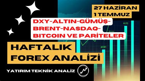 HAFTALIK FOREX ANALİZİ Ons Altın Analiz Ons Gümüş Analiz Bitcoin