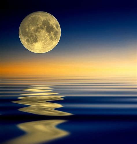 Full moon reflection | Shoot the moon, Moon pictures, Moonlight