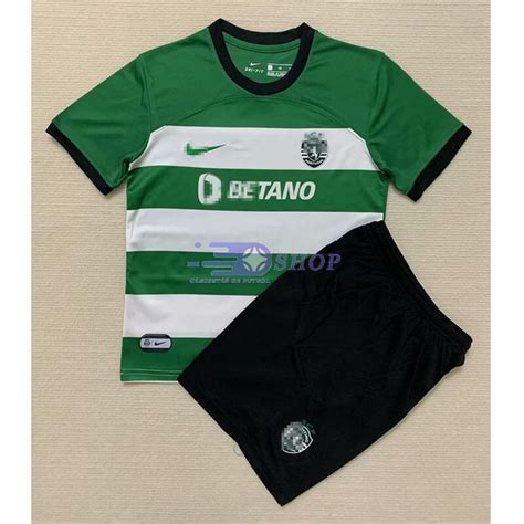 Camiseta Lisboa 2023 2024 Primera Equipación Niño Kit